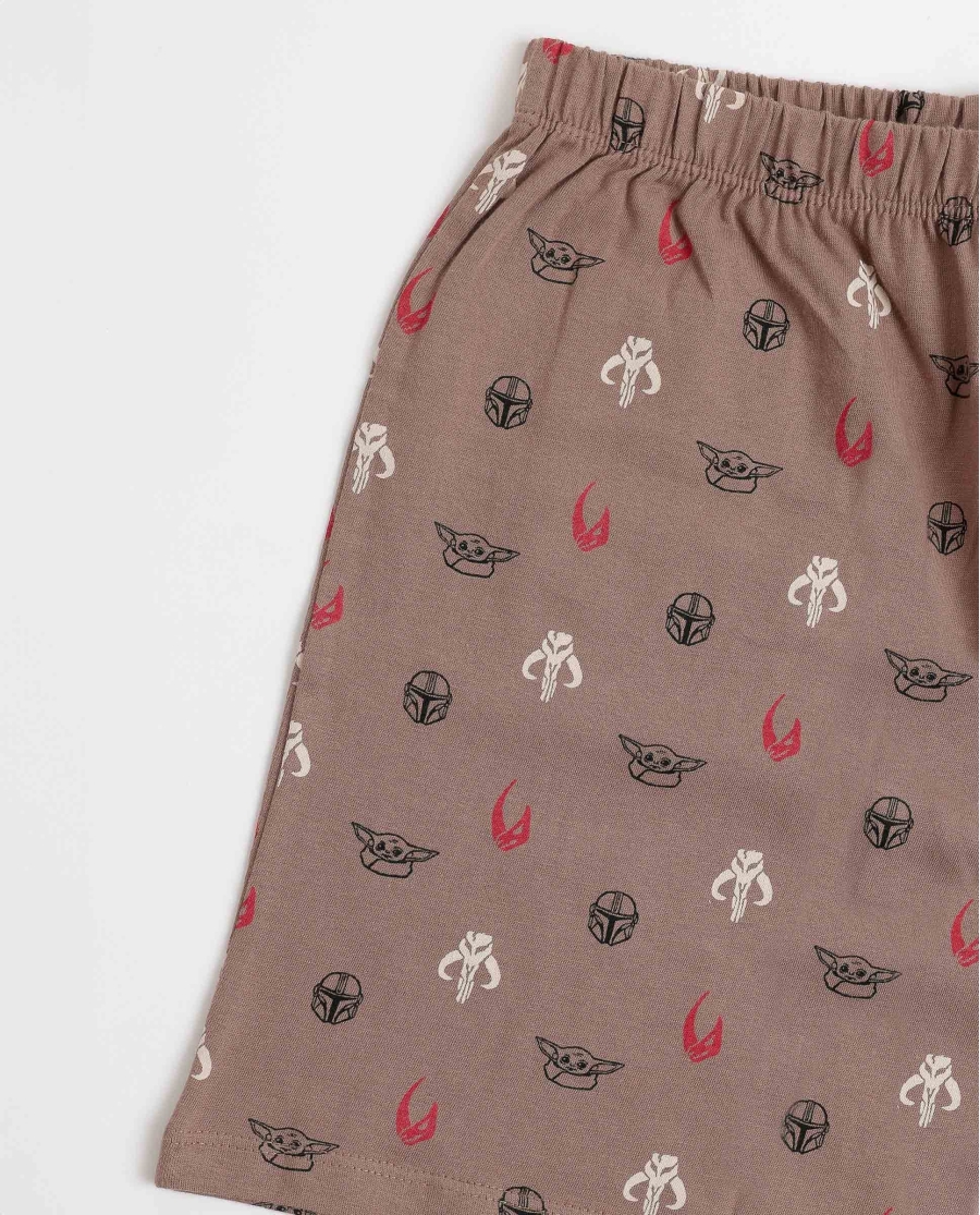 STAR WARS Pijama Manga Corta Lino Cut para Niño CRUDO STAR WARS Pijama Manga Corta Lino Cut para Niño CRUDO