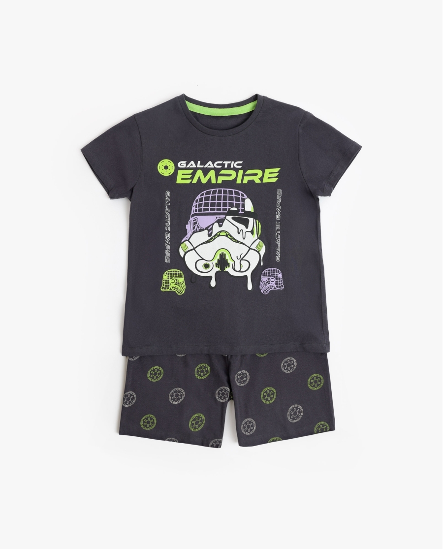 STAR WARS Pijama Manga Corta Neon Galactic Empire para Niño MARENGO STAR WARS Pijama Manga Corta Neon Galactic Empire para Niño MARENGO