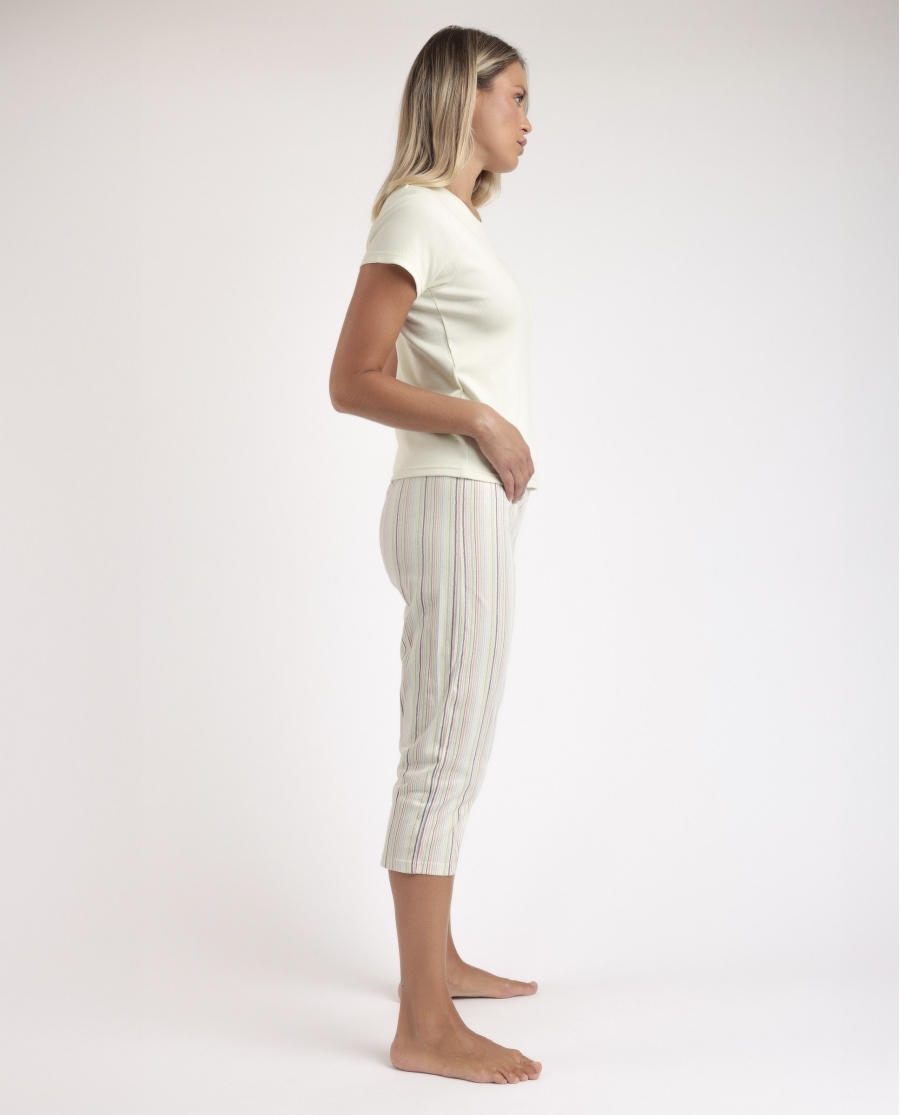 ADMAS Pijama Manga Corta Summer Vibes para Mujer MENTA ADMAS Pijama Manga Corta Summer Vibes para Mujer MENTA