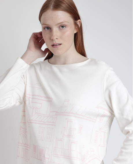 ADMAS Pijama Manga Larga La Vie Est Belle para Mujer CRUDO 2