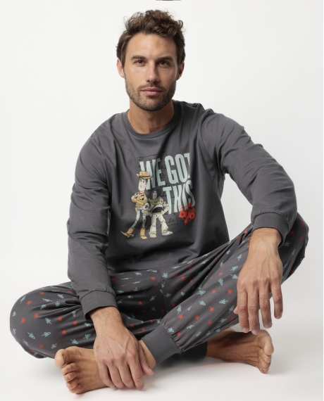 TOY STORY Pijama Manga Larga We Got This para Hombre MARENGO 2