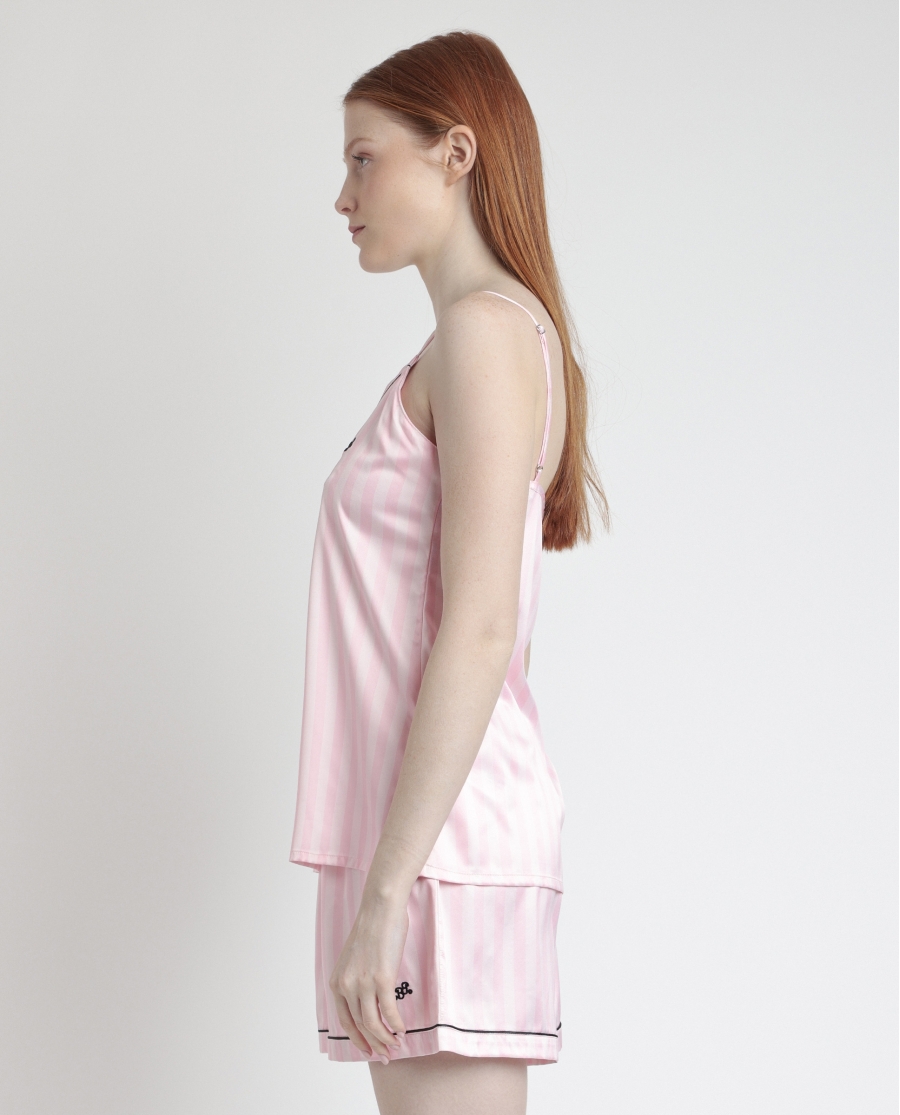 BARBIE Pijama Tirantes Elegant Barbie para Mujer ROSA BARBIE Pijama Tirantes Elegant Barbie para Mujer ROSA