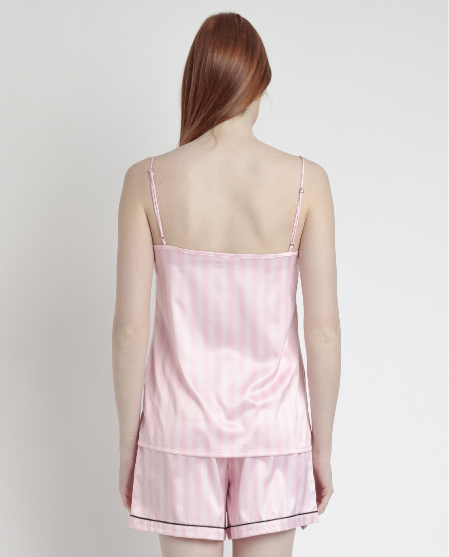 BARBIE Pijama Tirantes Elegant Barbie para Mujer ROSA BARBIE Pijama Tirantes Elegant Barbie para Mujer ROSA