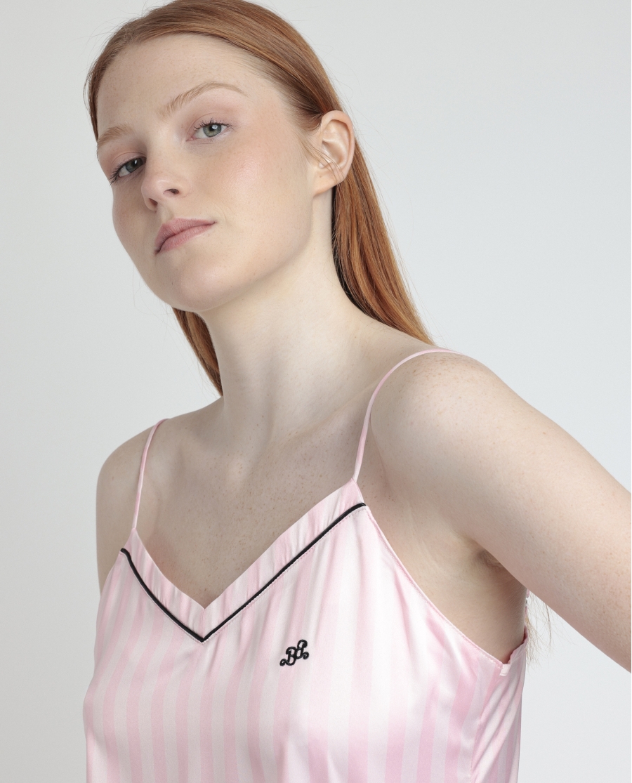 BARBIE Pijama Tirantes Elegant Barbie para Mujer ROSA BARBIE Pijama Tirantes Elegant Barbie para Mujer ROSA