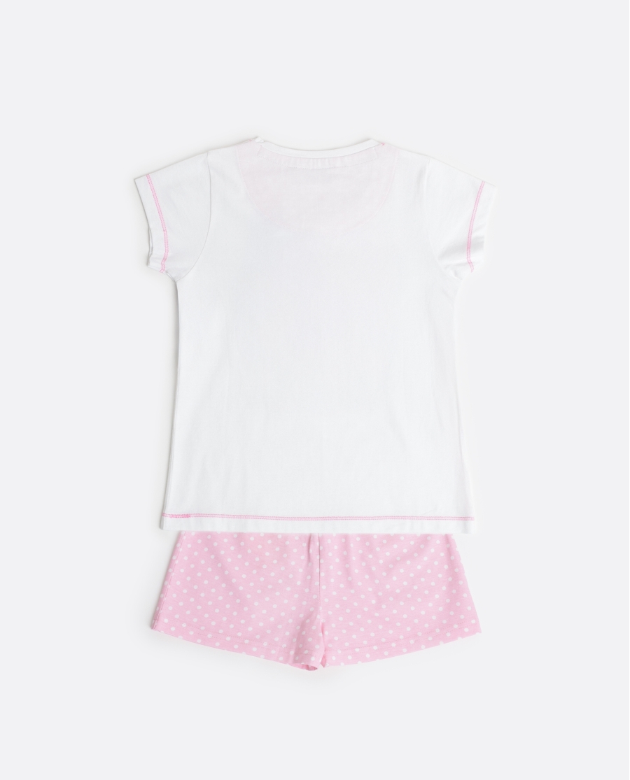 BARBIE Pijama Manga Corta She Just Shines para Niña ROSA