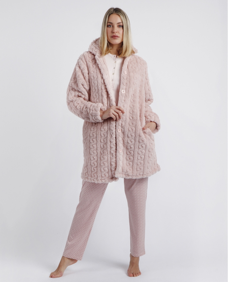 ADMAS GARDEN Bata Manga Larga Calentita Chains para Mujer PETALO ADMAS GARDEN Bata Manga Larga Calentita Chains para Mujer PETALO