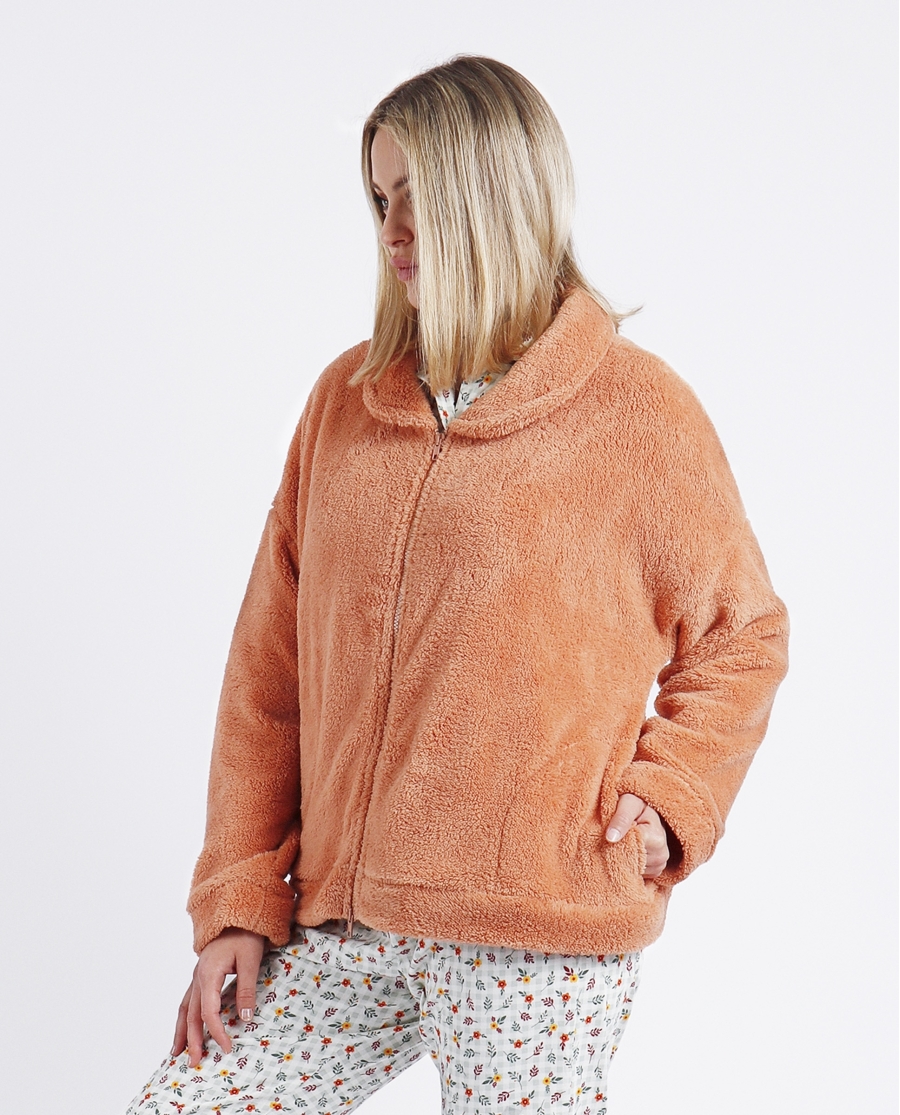 ADMAS Chaqueta Manga Larga Calentita Corel para Mujer PEACH