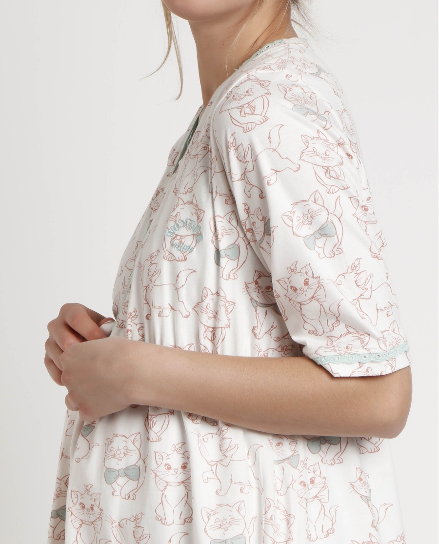 DISNEY Bata Manga Larga Maternity Wonder Mum para Mujer AQUA DISNEY Bata Manga Larga Maternity Wonder Mum para Mujer AQUA