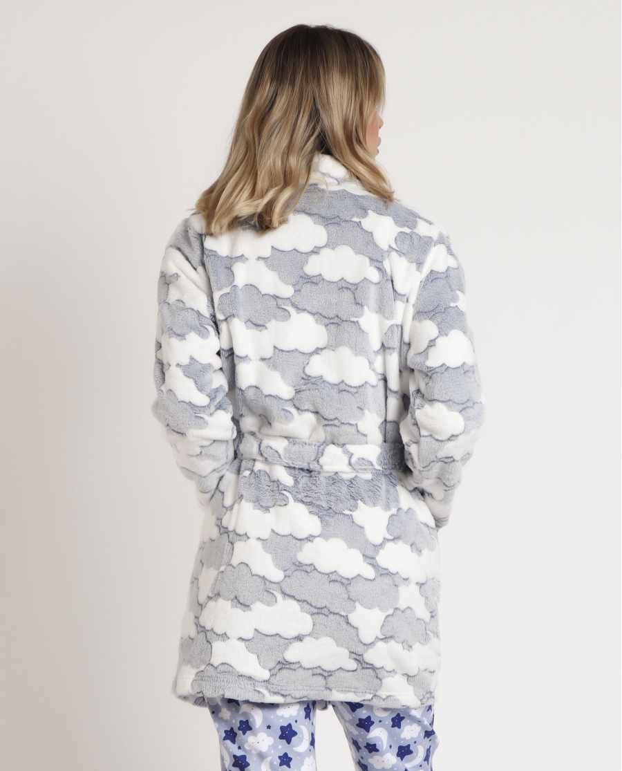 ADMAS Bata Manga Larga Dreams Come True para Mujer AZUL ADMAS Bata Manga Larga Dreams Come True para Mujer AZUL