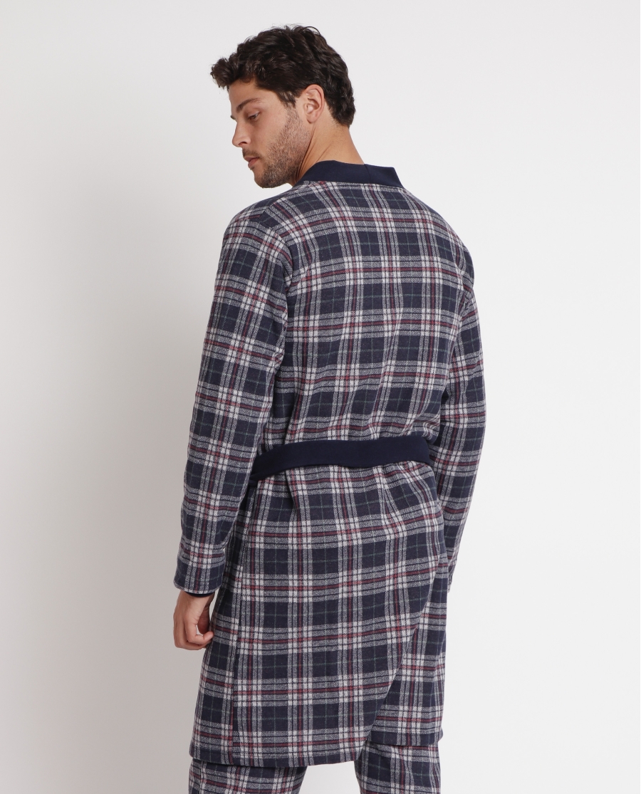 ANTONIO MIRO Bata Manga Larga Calentita Sober para Hombre MARINO ANTONIO MIRO Bata Manga Larga Calentita Sober para Hombre MARINO