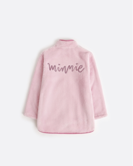 DISNEY Bata Manga Larga Calentita Minnie Chic para Niña ROSA 2