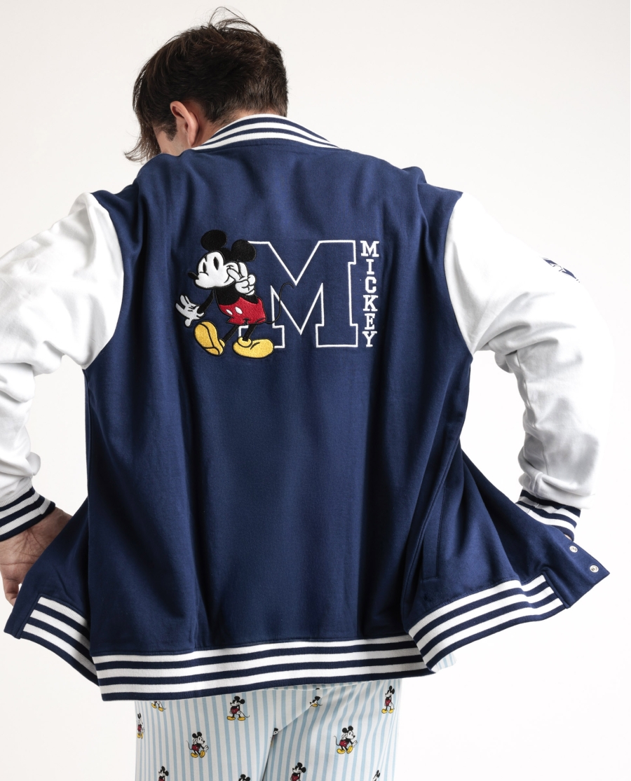 DISNEY Chaqueta Manga Larga Calentita Mickey New York para Hombre AZUL DISNEY Chaqueta Manga Larga Calentita Mickey New York para Hombre AZUL