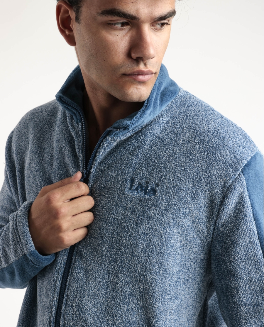 LOIS Bata Manga Larga Calentita Texan para Hombre AZUL LOIS Bata Manga Larga Calentita Texan para Hombre AZUL