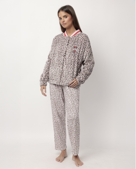 DISNEY Bata Manga Larga Calentita Minnie Skin para Mujer PIEL