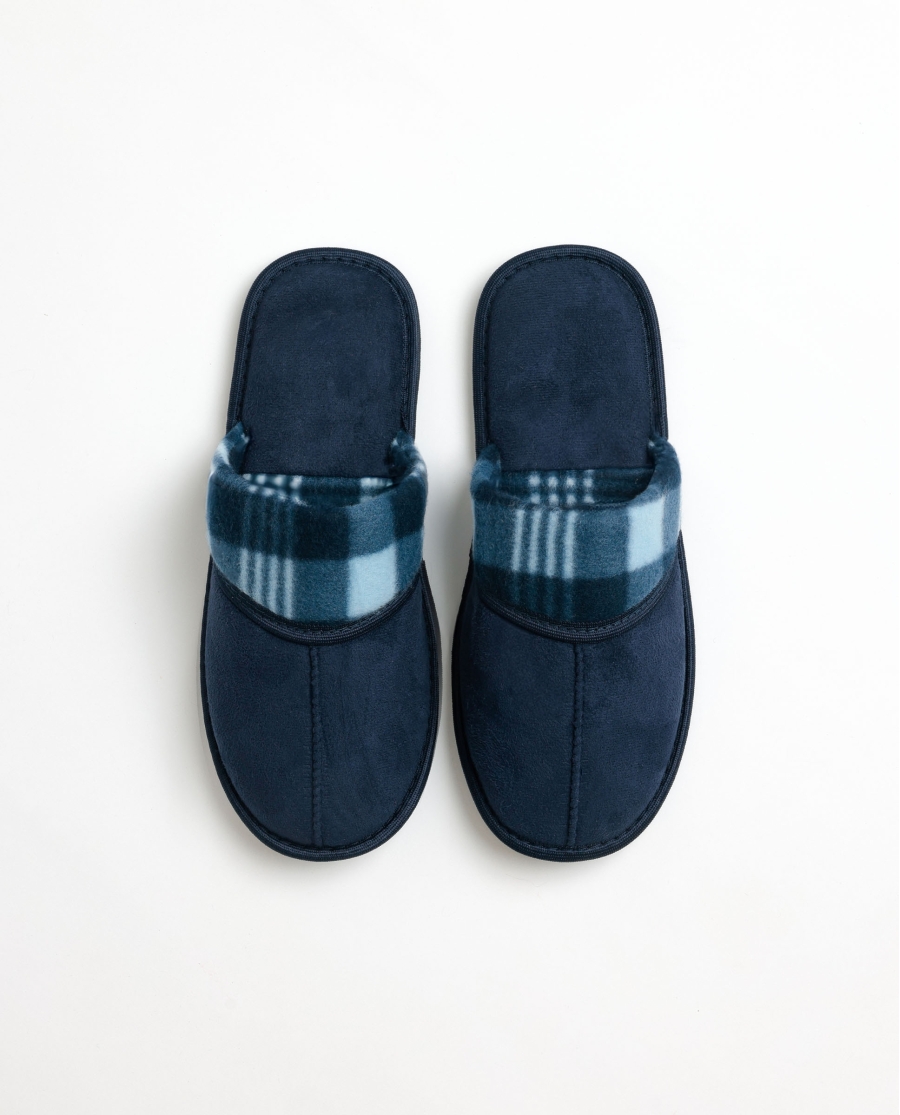 ADMAS Zapatillas De Estar Por Casa Cuadros Navy para Hombre, (Caja 6 unidades) SURTIDO ADMAS Zapatillas De Estar Por Casa Cuadros Navy para Hombre, (Caja 6 unidades) SURTIDO