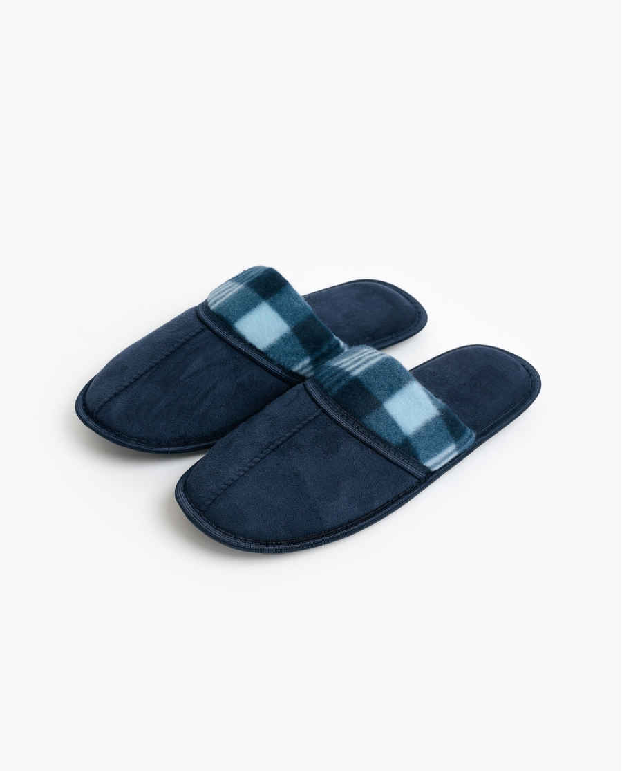 ADMAS Zapatillas De Estar Por Casa Cuadros Navy para Hombre, (Caja 6 unidades) SURTIDO ADMAS Zapatillas De Estar Por Casa Cuadros Navy para Hombre, (Caja 6 unidades) SURTIDO