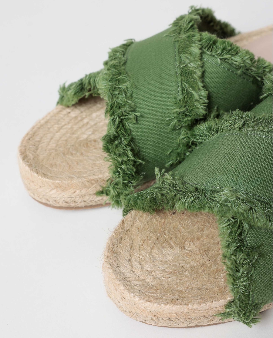 ADMAS Sandalias con Flecos Bicolor para Mujer, (Caja 6 pares) SURTIDO