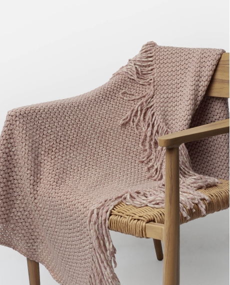 ADMAS Manta Chenilla Velvety Charm ROSA 2