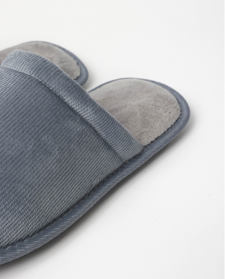 ADMAS Zapatillas De Estar Por Casa Pana para Hombre, (Caja 6 unidades) GRIS 2