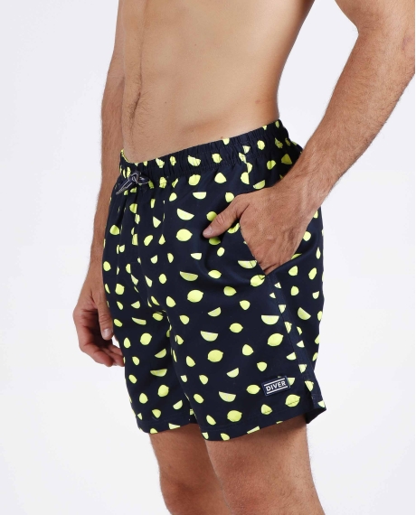DIVER Bañador Lemons para Hombre LIMONES