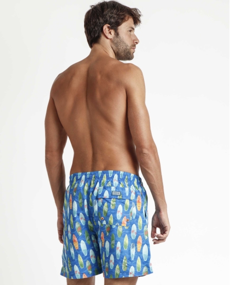 DIVER Bañador Surfboards para Hombre AZUL 2
