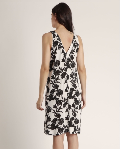 ADMAS Vestido Sin Mangas Waves para Mujer BLANCO 2