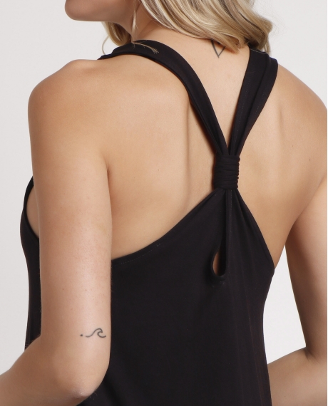 Vestido Halter Night para Mujer NEGRO 2