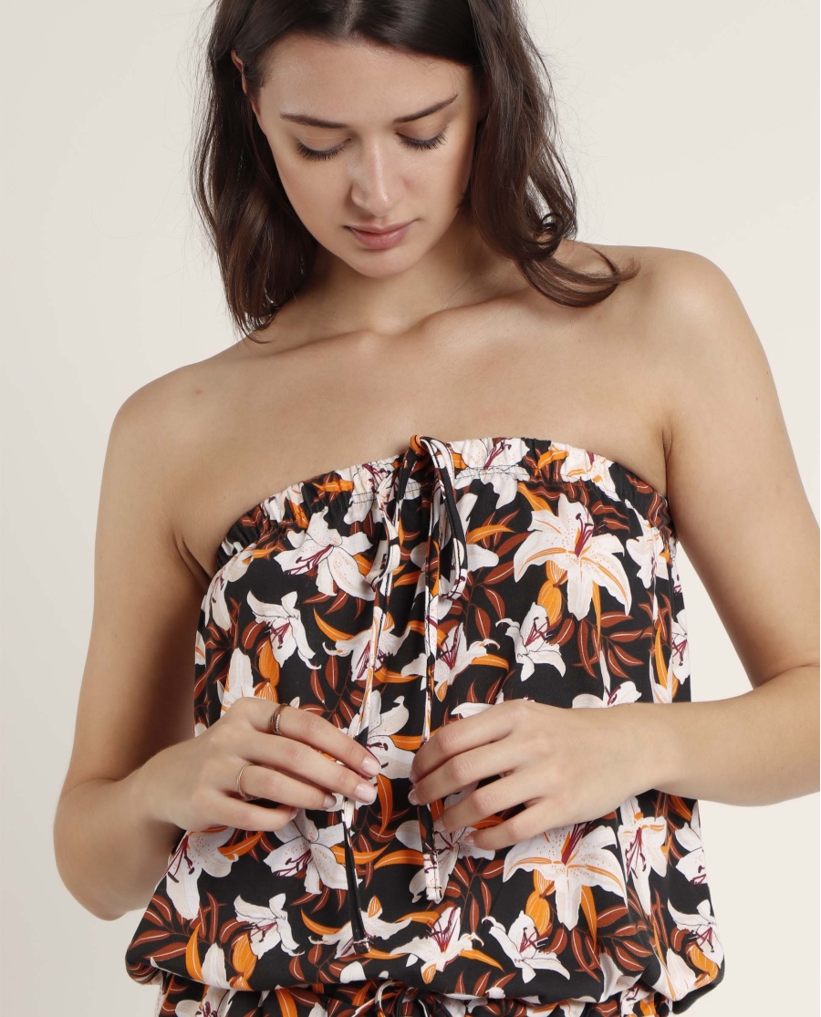 ADMAS Mono Palabra de Honor Sunset Jungle para Mujer FLORES