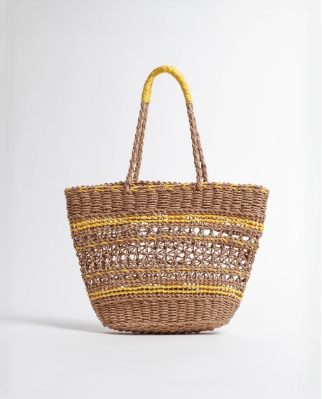Bolso Playa Toque Amarillo para Mujer AMARILLO