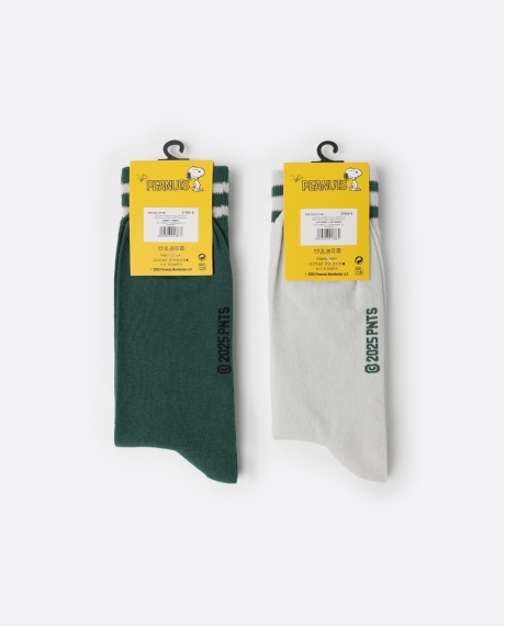 PEANUTS Calcetín de Caña Normal Classic Peanuts para Mujer, (Caja de 6 pares) SURTIDO 2