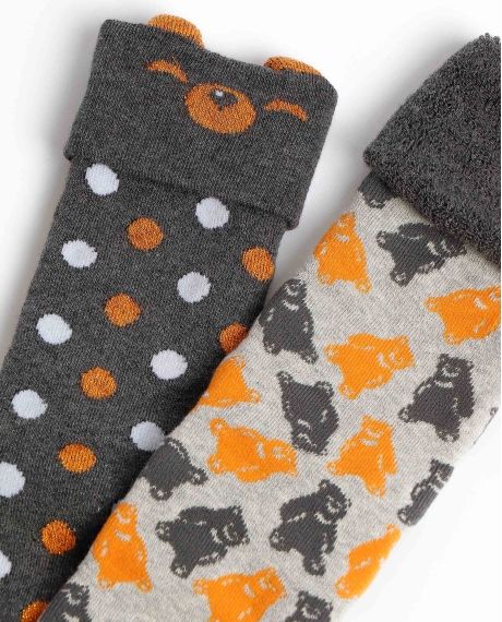 ADMAS Calcetín Antideslizante Warm Hug para Mujer, (Caja de 6 pares) SURTIDO 2