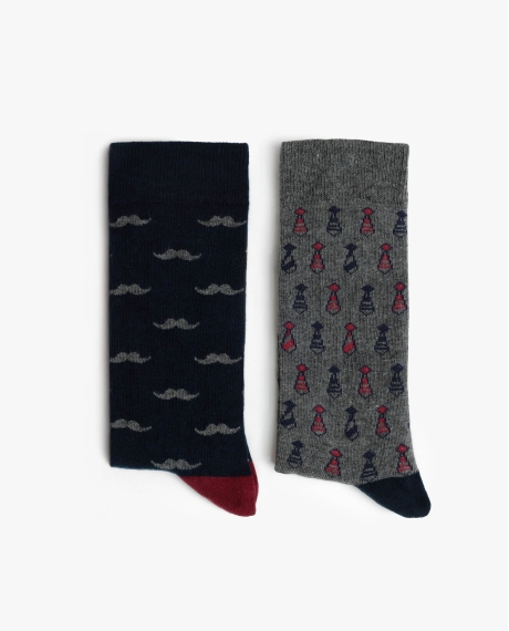 DIVER Calcetín Mediano Diver Elegant para Hombre, (Caja de 6 unidades) SURTIDO 2