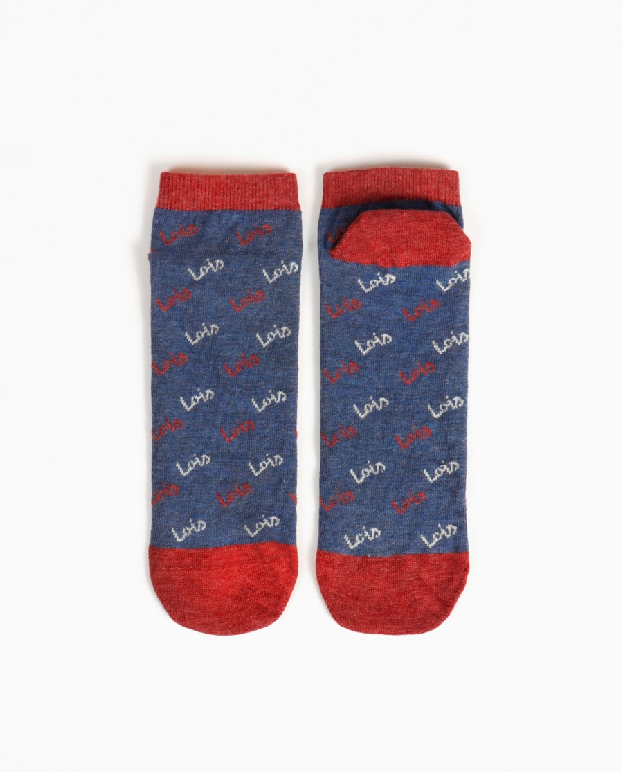 LOIS Calcetín Tobillero Lois Stripes para Hombre, (Caja de 6 unidades) SURTIDO