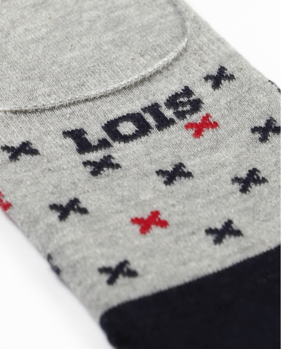 LOIS Calcetín Invisible Lois Excess para Hombre, (Caja de 6 unidades) SURTIDO