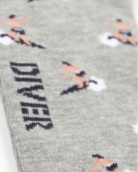 DIVER Calcetín Tobillero Beach para Hombre, (Caja de 6 unidades) SURTIDO 2