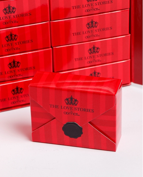 ADMAS Braga Bicolor con Envase Regalo para Mujer ROJO 2