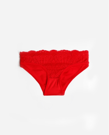 ADMAS Braga Waves con Caja Regalo para Mujer, (Caja de 12 unidades) ROJO