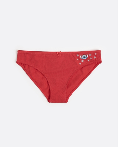 DISNEY Braga Expositor Stitchmas para Mujer ROJO