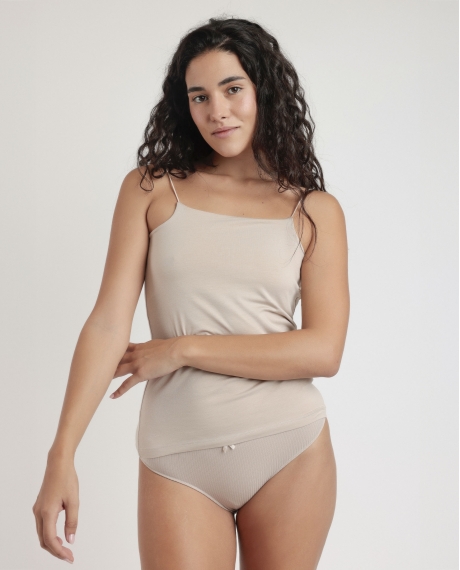 ADMAS Camiseta Interior Tirantes Invisible para Mujer PIEL