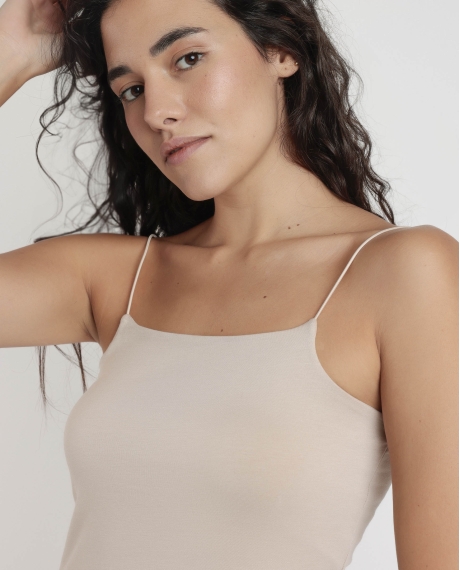 ADMAS Camiseta Interior Tirantes Invisible para Mujer PIEL 2