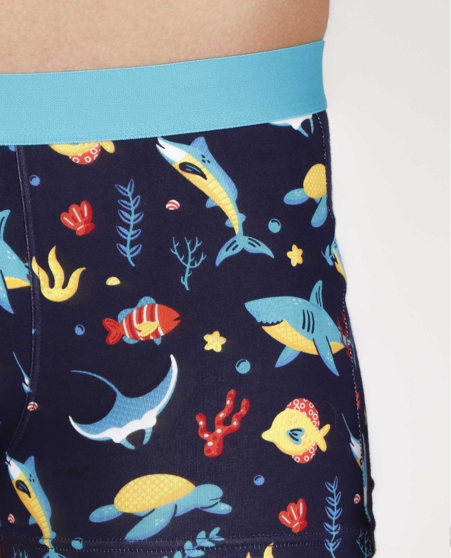 DIVER Calzoncillo/Bóxer Marine para Hombre, (Caja de 2 unidades) PACK FANTASIA