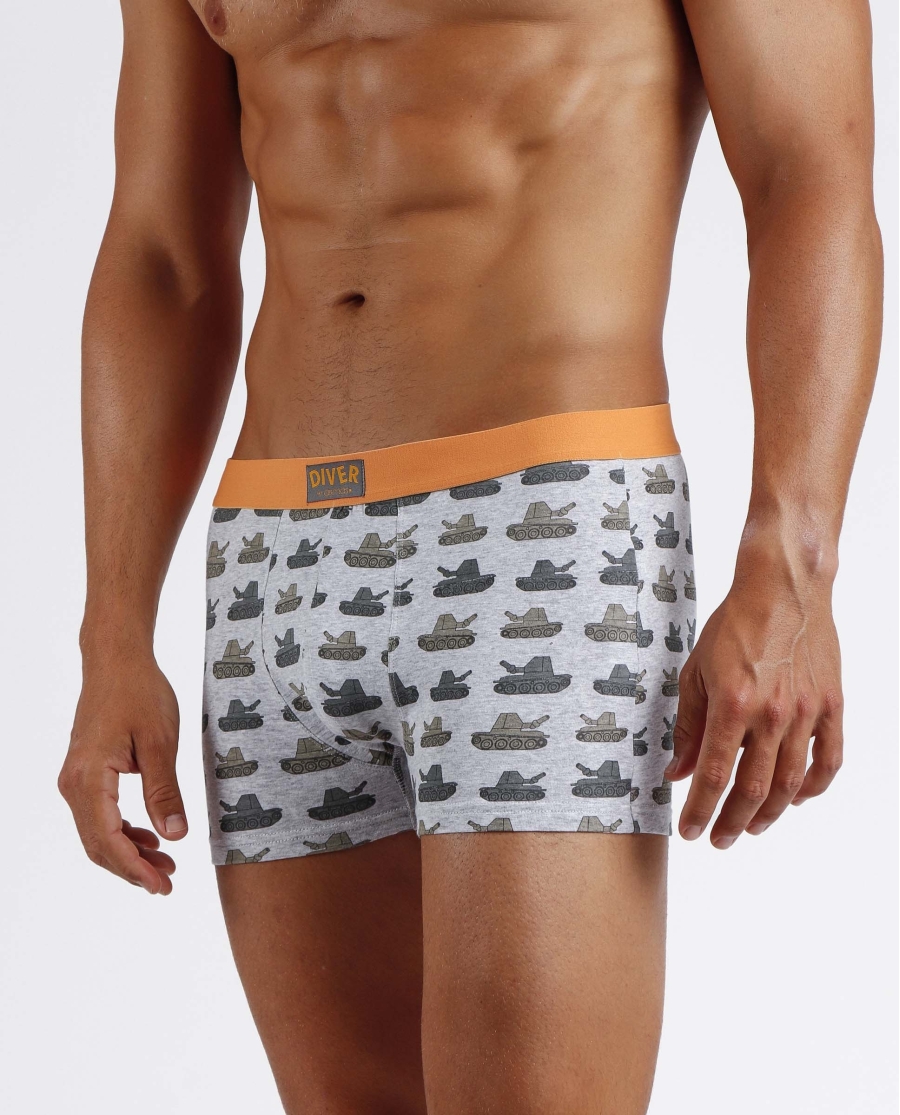 DIVER Calzoncillo/Bóxer War para Hombre, (Caja de 2 unidades) PACK FANTASIA