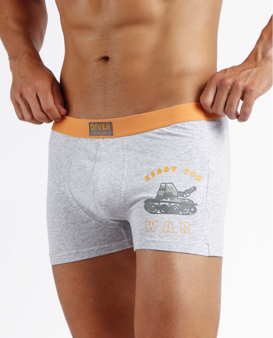 DIVER Calzoncillo/Bóxer War para Hombre, (Caja de 2 unidades) PACK FANTASIA