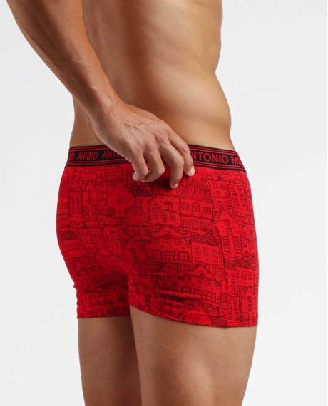ANTONIO MIRO Calzoncillo/Bóxer Village Caja Regalo para Hombre ROJO 2