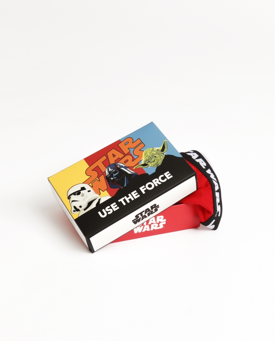 STAR WARS Calzoncillo/Boxer Color Comic Caja Regalo para Hombre, (Caja 12 unidades) ROJO