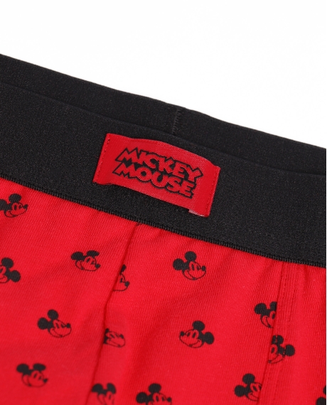 DISNEY Calzoncillo/Boxer Mickey Faces Caja Regalo para Hombre, (Caja 12 unidades) ROJO 2