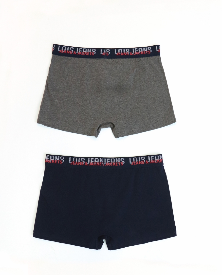 LOIS Calzoncillo/Bóxer Jeans & Jacket para Hombre, (Caja de 2 unidades) PACK FANTASIA
