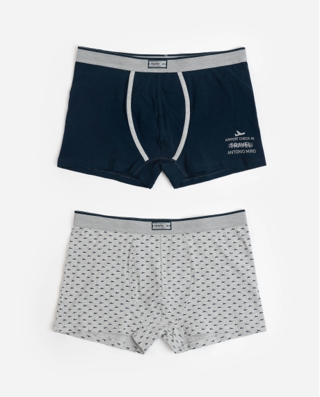 ANTONIO MIRO Calzoncillo/Bóxer Travel para Hombre, (Caja de 2 unidades) PACK FANTASIA