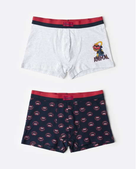 DISNEY MUPPETS Calzoncillo/Boxer Animal para Hombre, (Caja de 2 unidades) PACK FANTASIA