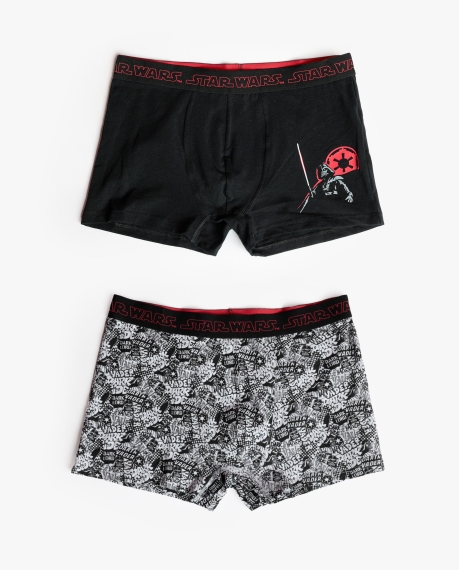 STAR WARS Calzoncillo/Boxer Darth Vader Graffiti  para Hombre, (Caja de 2 unidades) PACK FANTASIA